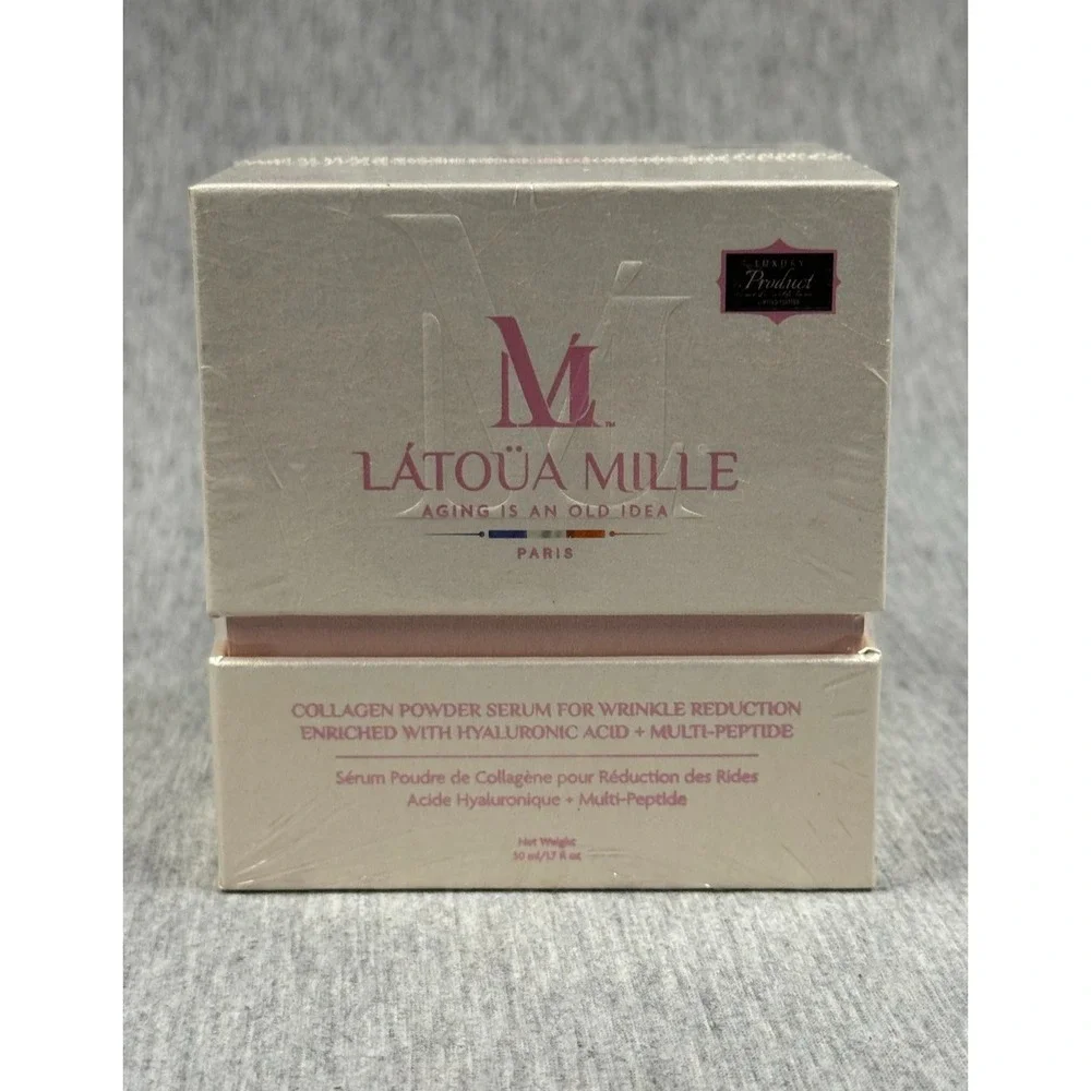 Latoua Mille Collagen Powder Serum for Wrinkle Reduction 50‎ ml New Sealed